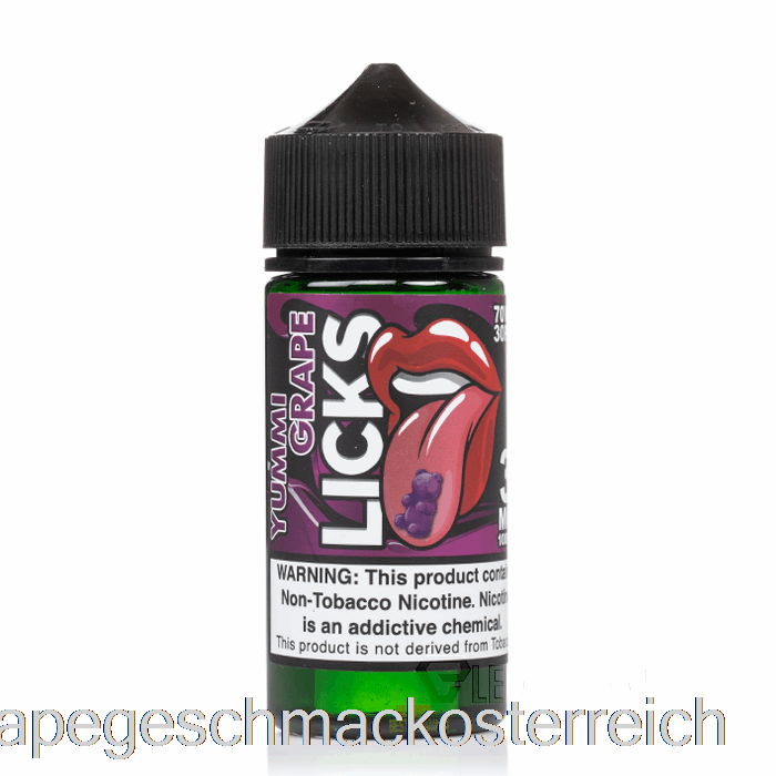 Yummi Grape - Licks Roll Upz - 100 Ml 0 Mg Vape-Geschmack